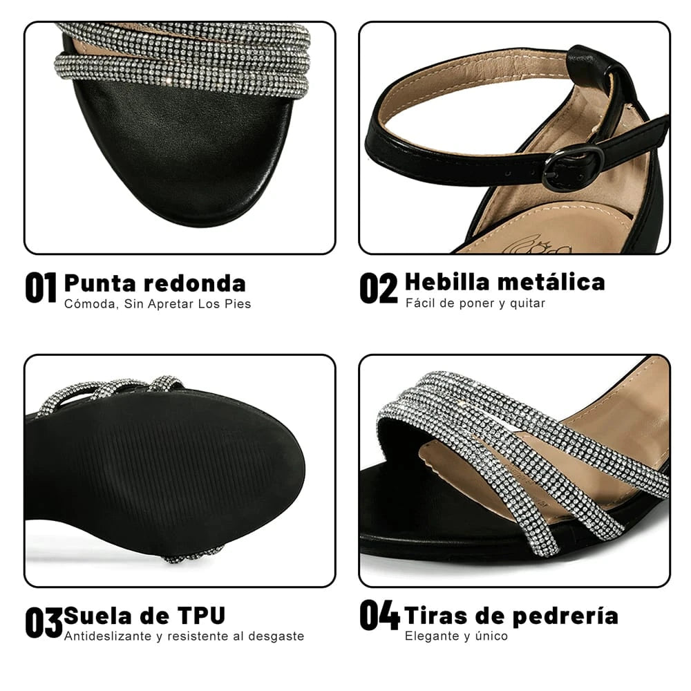 SANDALIAS MUJER TACO WEIDE GH175