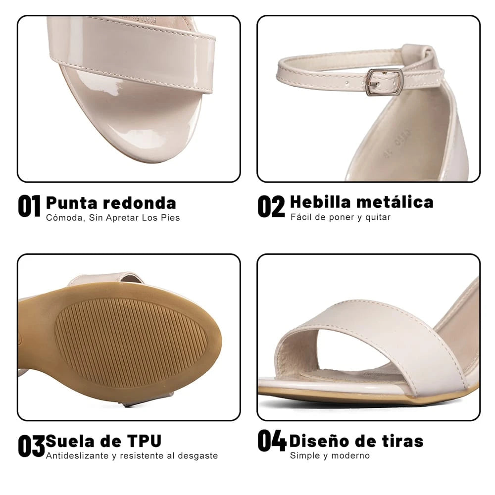 SANDALIAS MUJER TACO WEIDE GH80