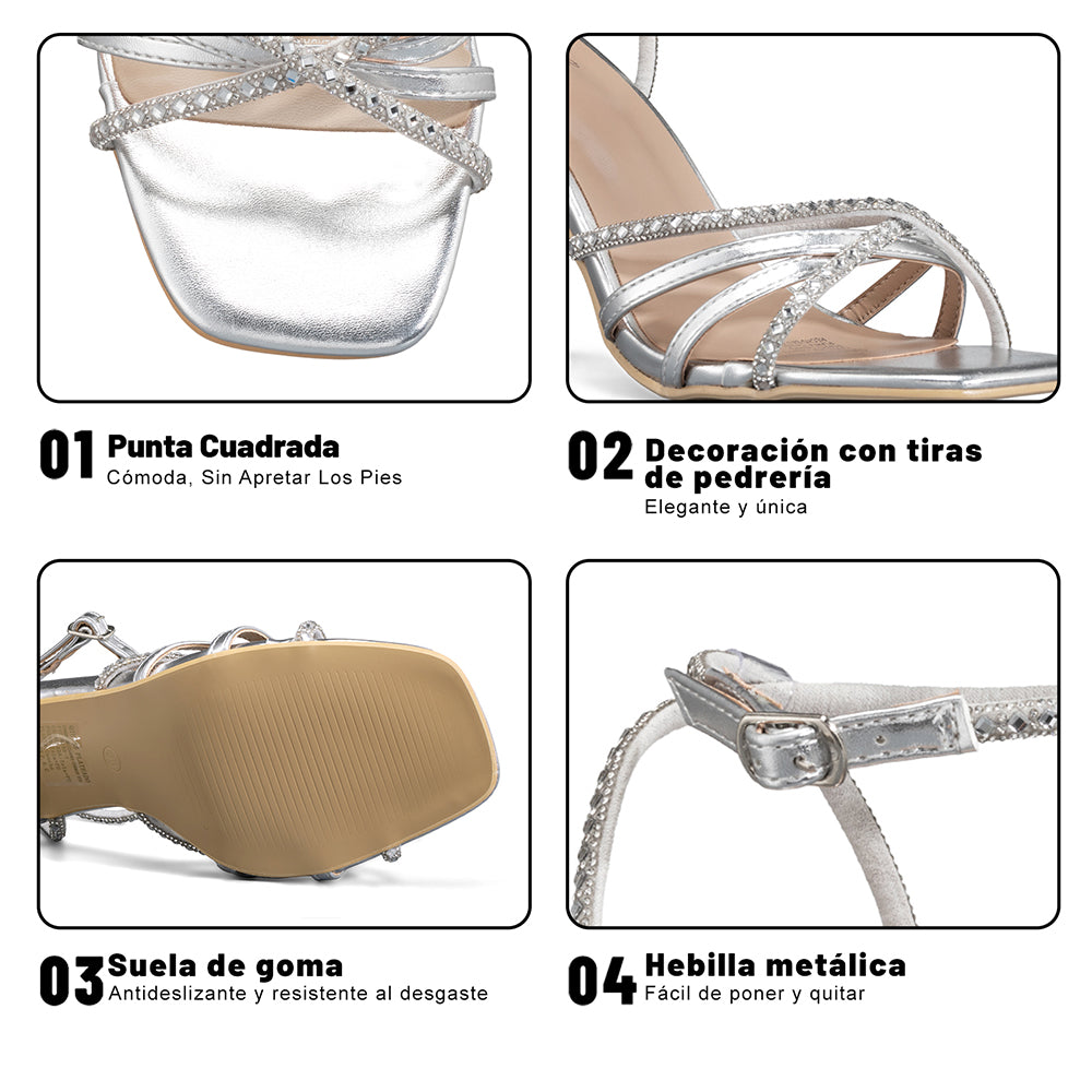SANDALIAS MUJER TACO WEIDE QIU385