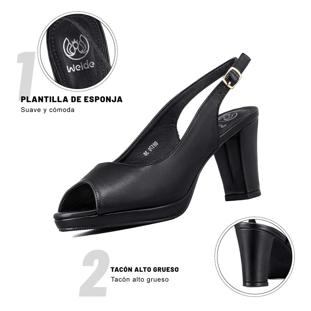 ZAPATOS MUJER TACO WEIDE GH170