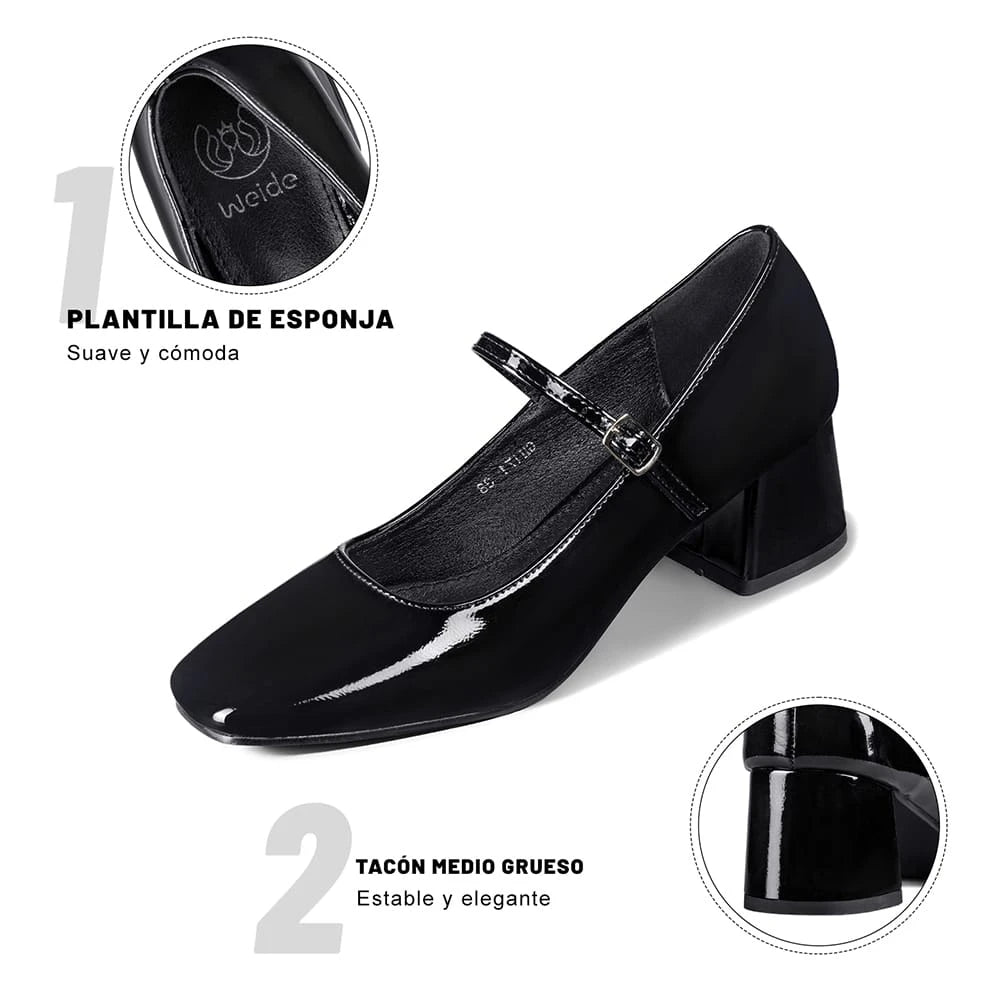 ZAPATOS MUJER TACO WEIDE GH171