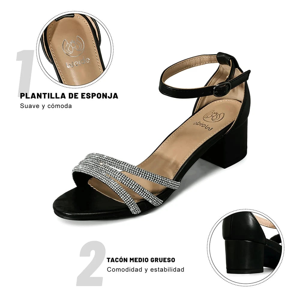 SANDALIAS MUJER TACO WEIDE GH175
