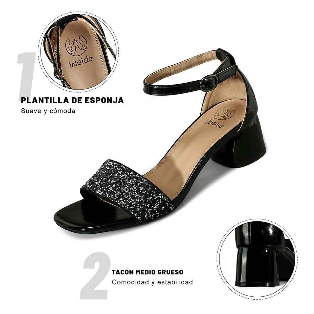 SANDALIAS MUJER TACO WEIDE GH176