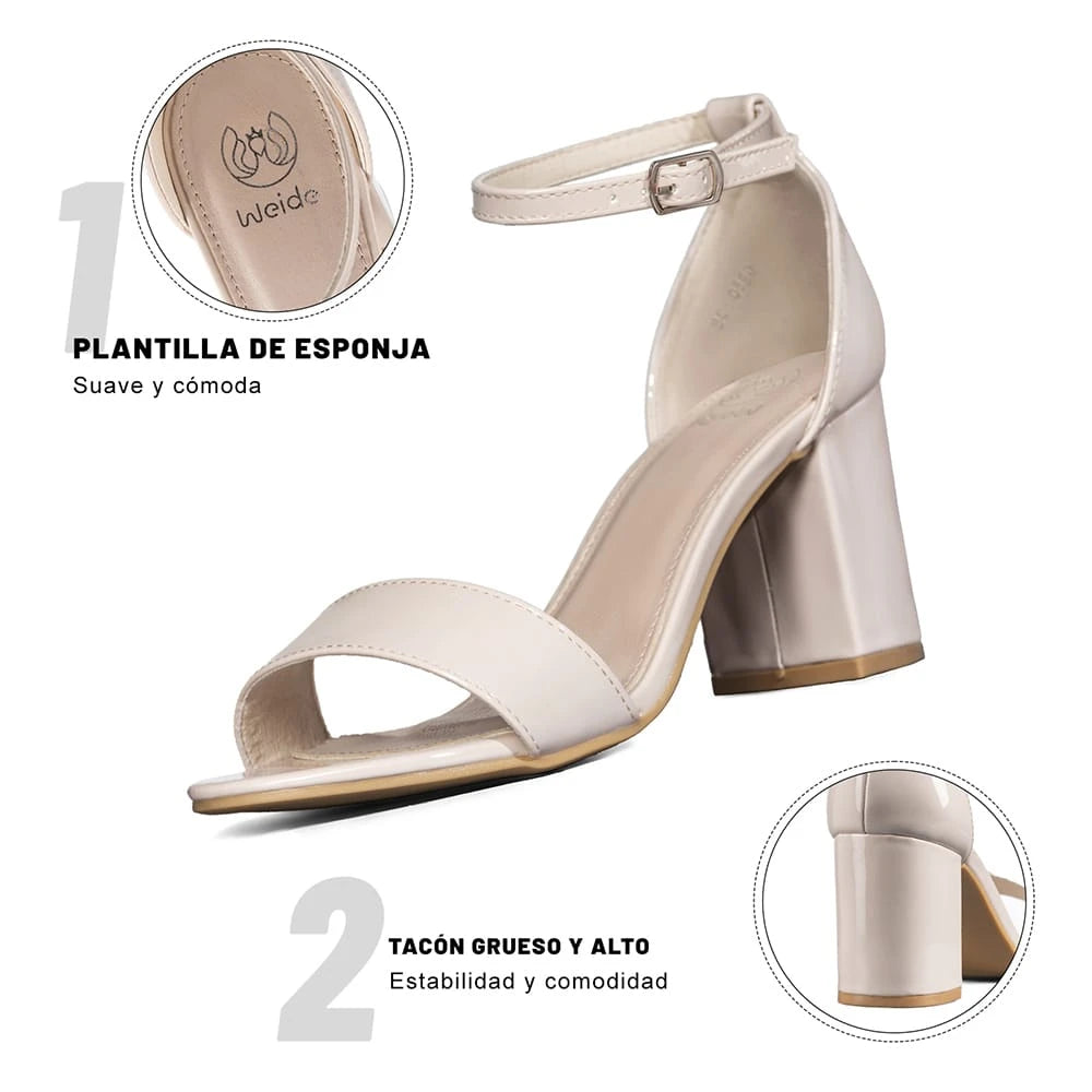 SANDALIAS MUJER TACO WEIDE GH80