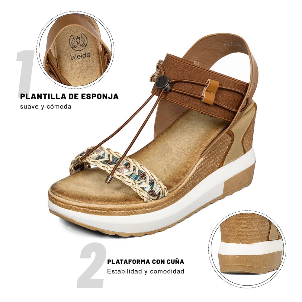 SANDALIAS MUJER TACO WEIDE JS02