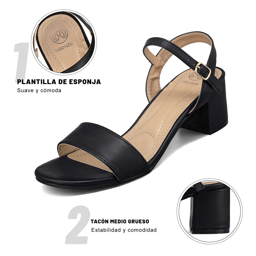 SANDALIAS MUJER TACO WEIDE JS71B
