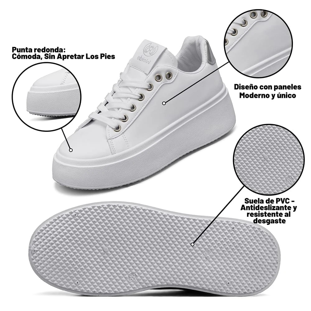 ZAPATILLAS MUJER PLATAFORMA WEIDE LT130B
