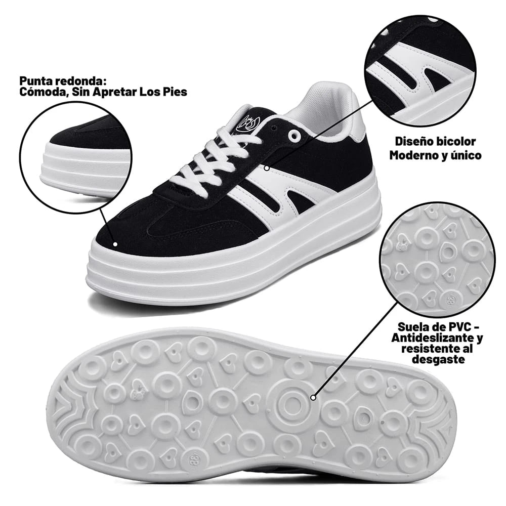 ZAPATILLAS MUJER PLATAFORMA WEIDE SL65