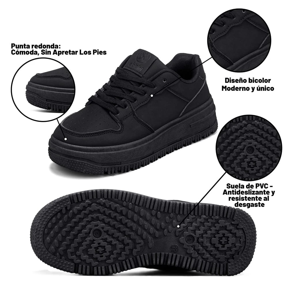 ZAPATILLAS MUJER PLATAFORMA WEIDE SL66