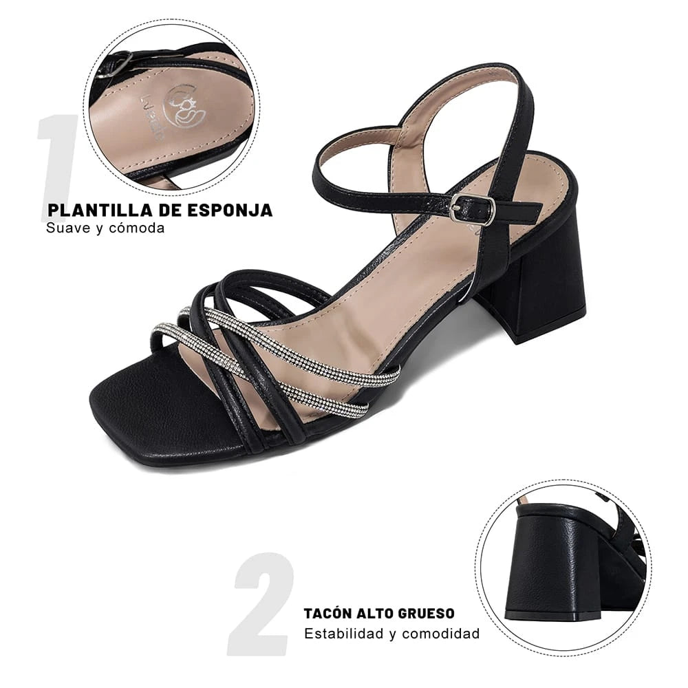 SANDALIAS MUJER TACO WEIDE YOU239B