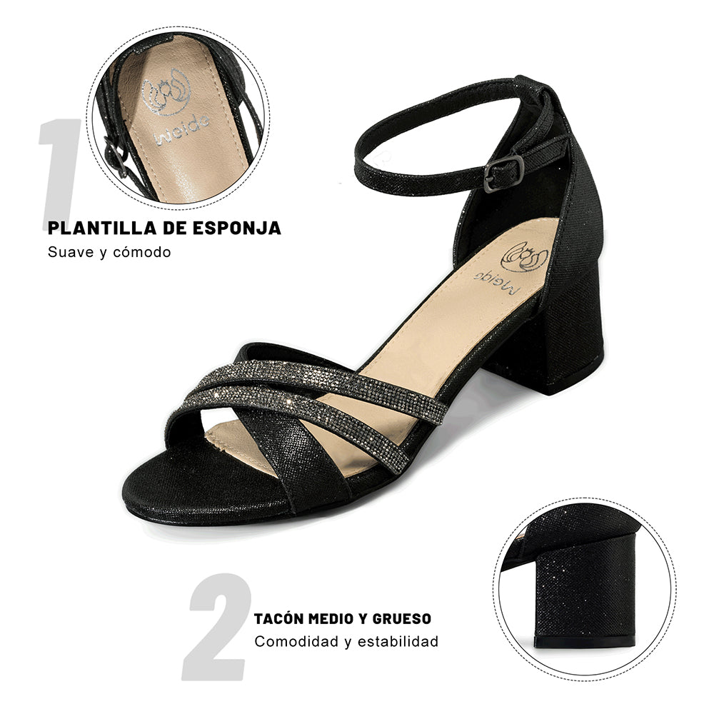 SANDALIAS MUJER TACO WEIDE YOU525