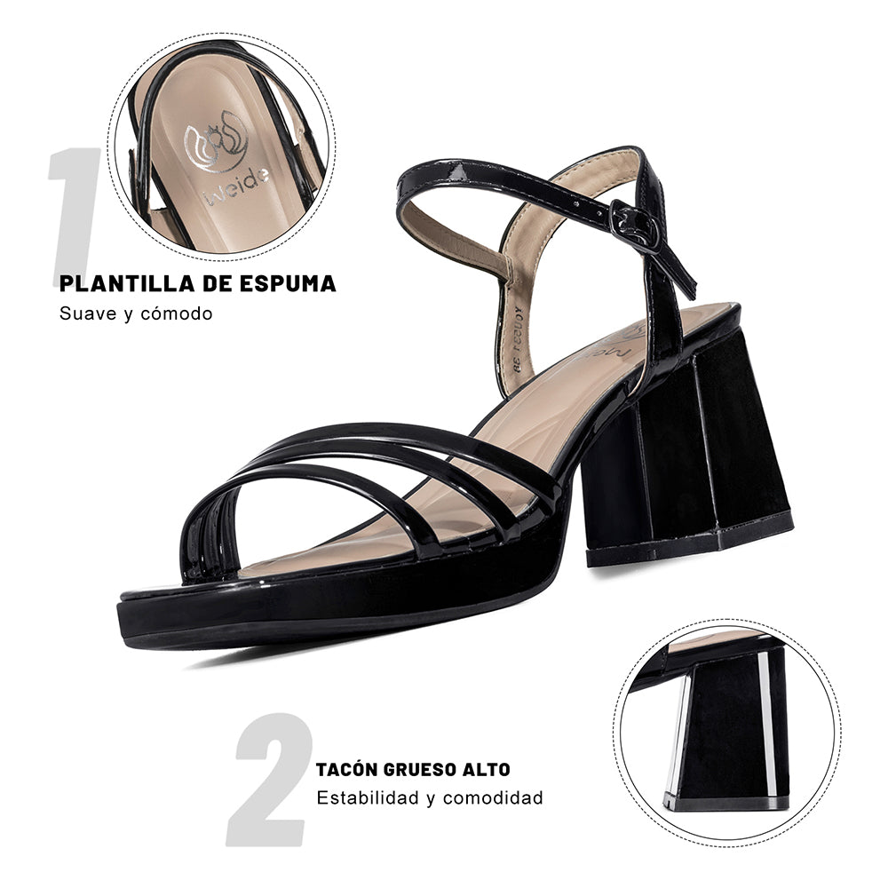 SANDALIAS MUJER TACO WEIDE YOU531