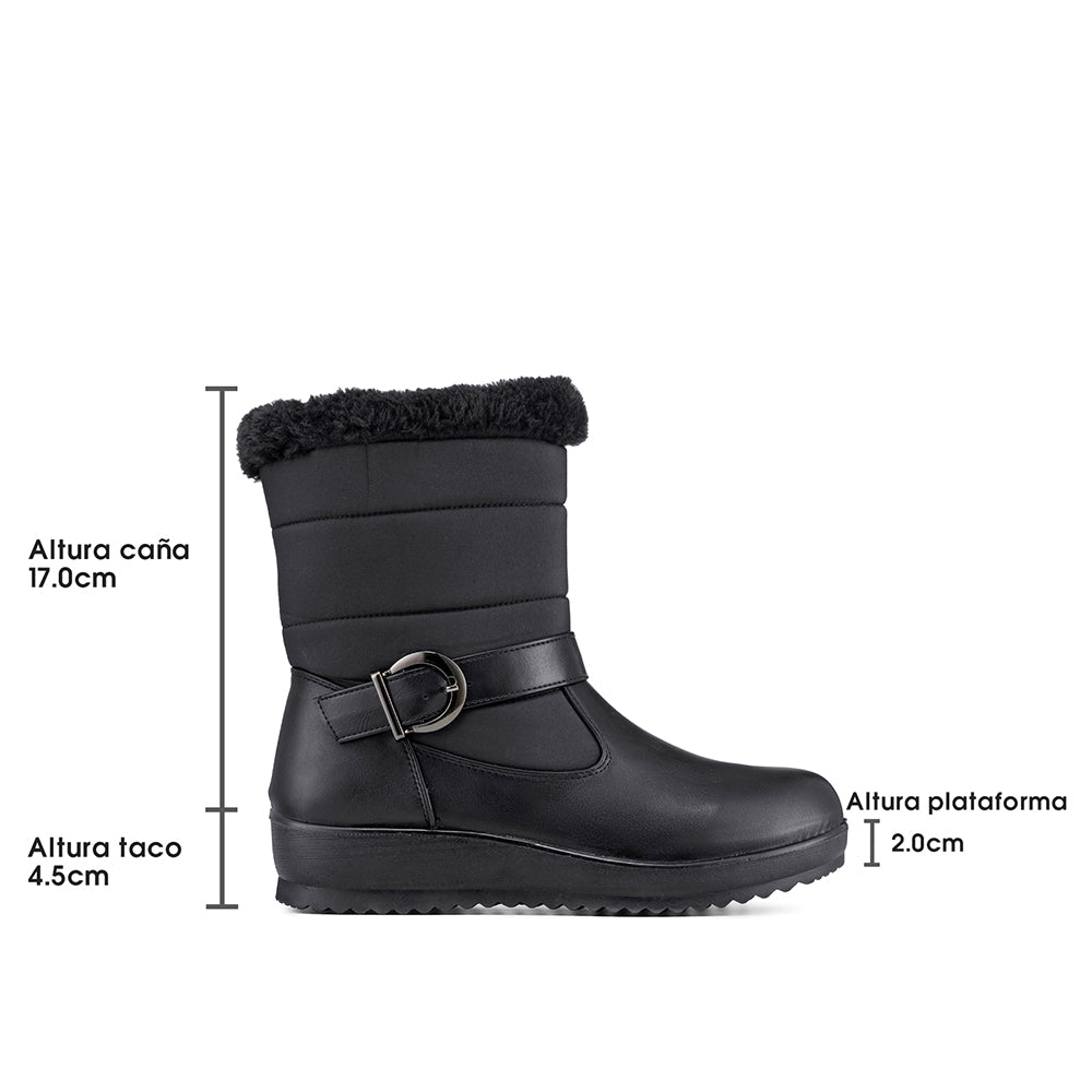 BOTAS DE NIEVE MUJER NEGRO WEIDE TFA190