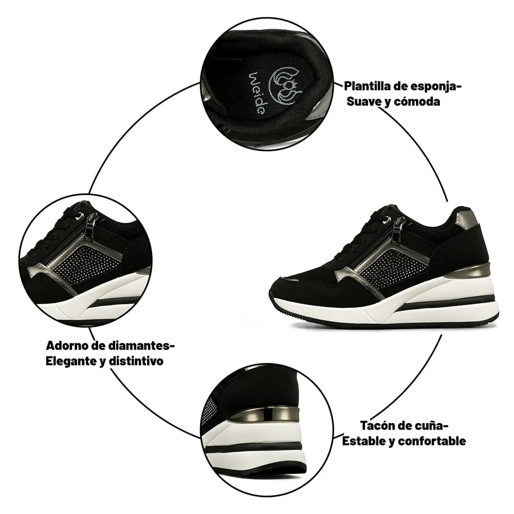 ZAPATILLAS MUJER PLATAFORMA WEIDE JLL61