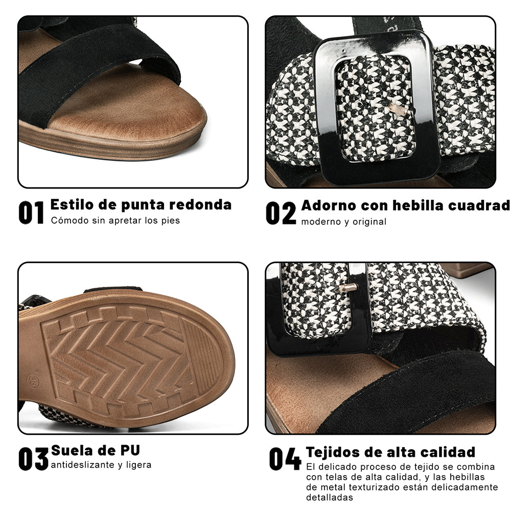 SANDALIAS MUJER TACO WEIDE JN705