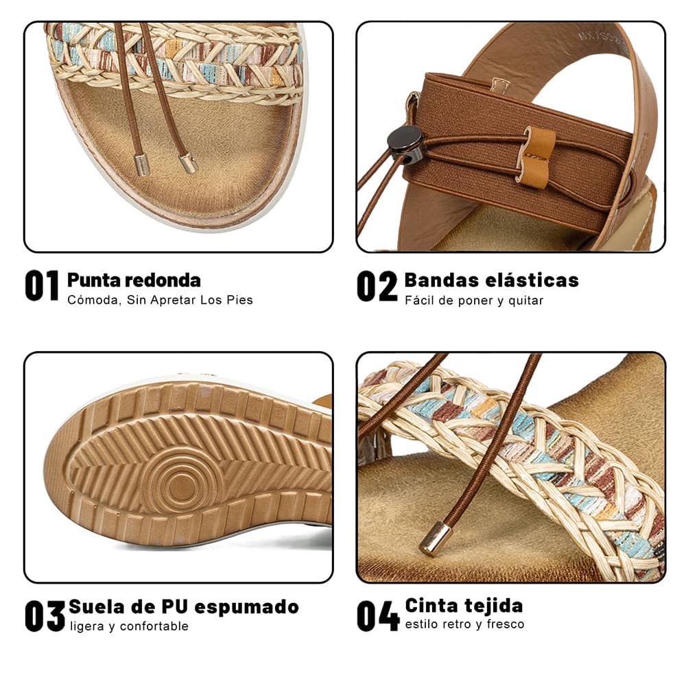 SANDALIAS MUJER TACO WEIDE JS02