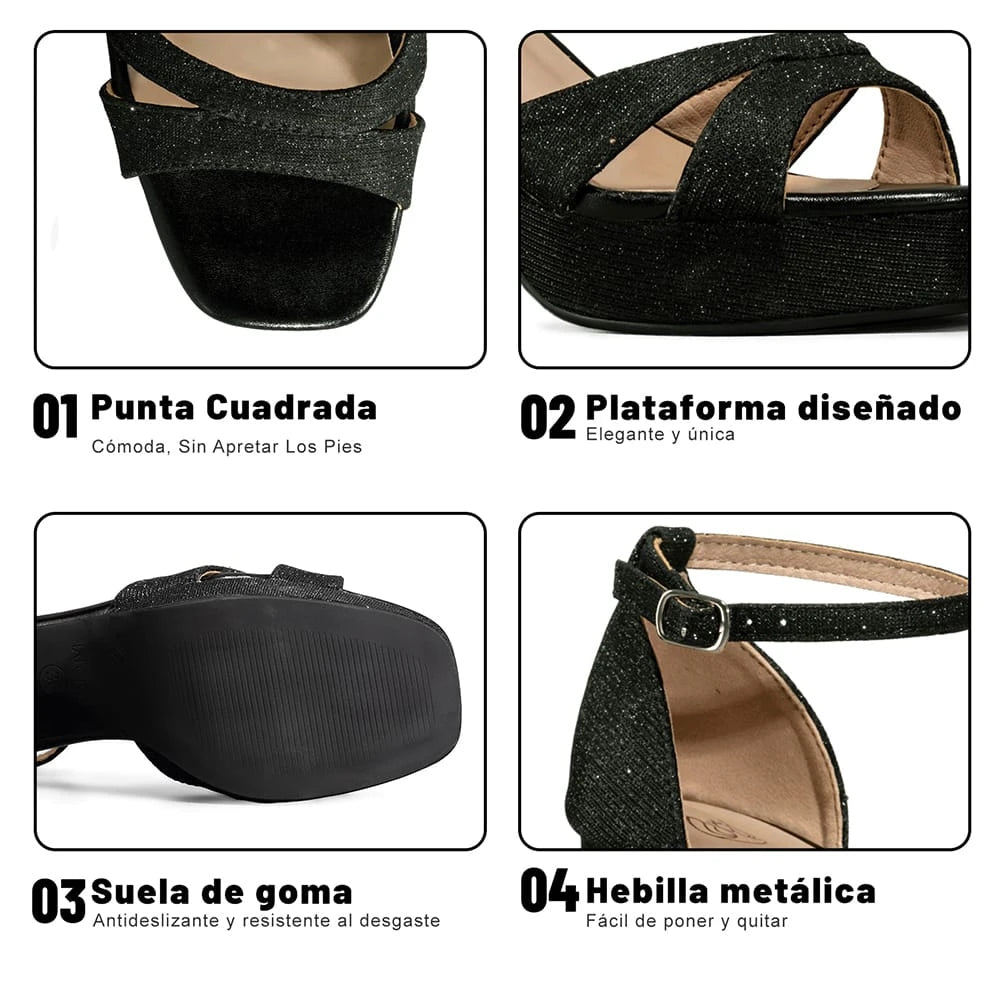 SANDALIAS MUJER TACO WEIDE YOU551