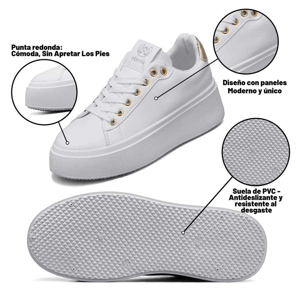 ZAPATILLAS MUJER PLATAFORMA WEIDE LT130B