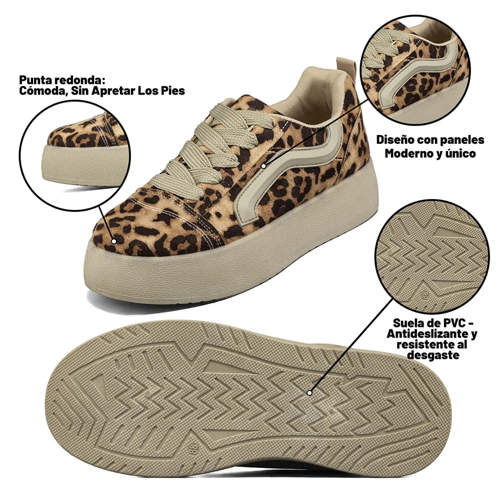 ZAPATILLAS MUJER PLATAFORMA WEIDE LT215