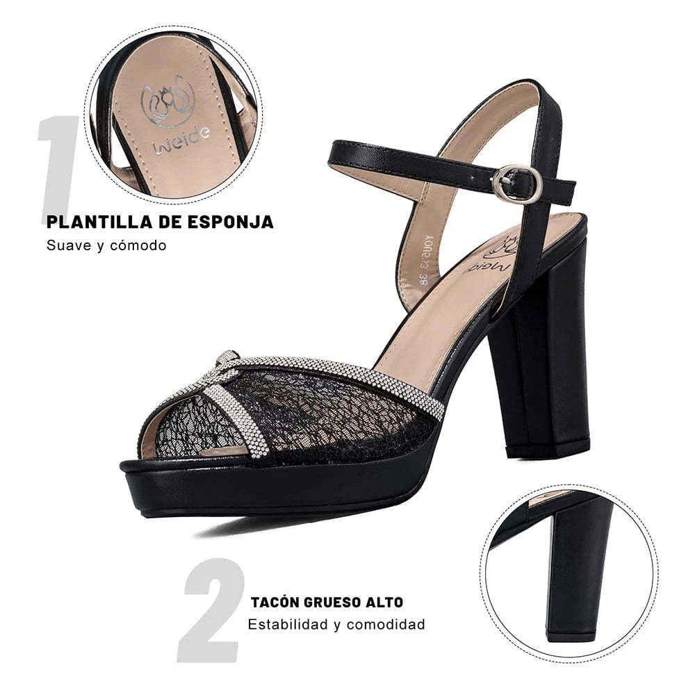 SANDALIAS MUJER TACO WEIDE YOU533