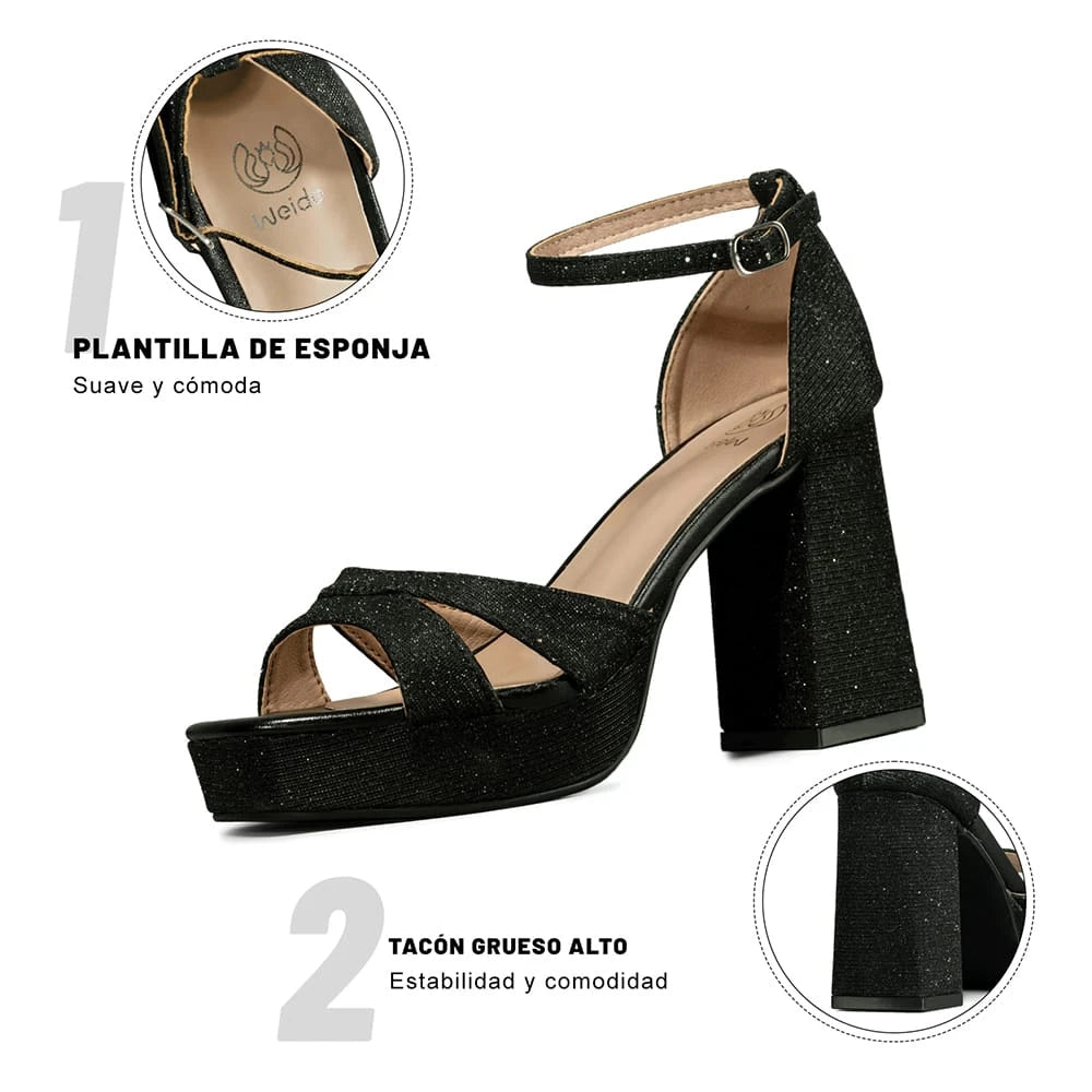 SANDALIAS MUJER TACO WEIDE YOU551