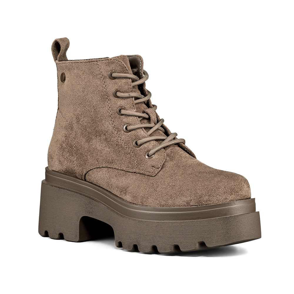 BOTINES PLATAFORMA MUJER CAQUI WEIDE DH31