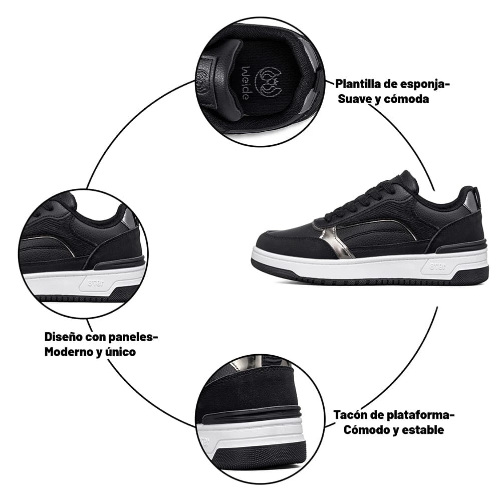 ZAPATILLAS MUJER PLATAFORMA WEIDE SS03