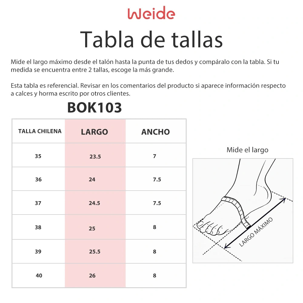 Zapatilla Mujer Karen Negro Weide