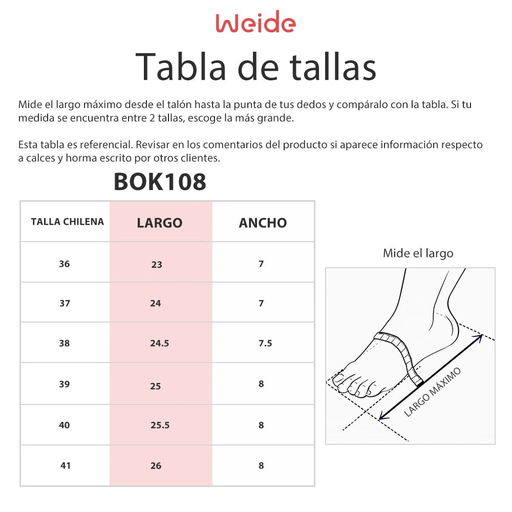 Zapatilla Mujer Bruna Rosado Weide