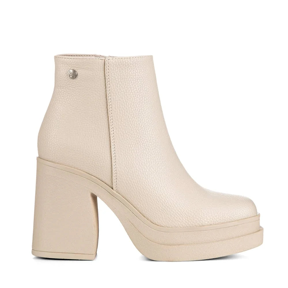 BOTINES TACO MUJER BEIGE WEIDE CZY572