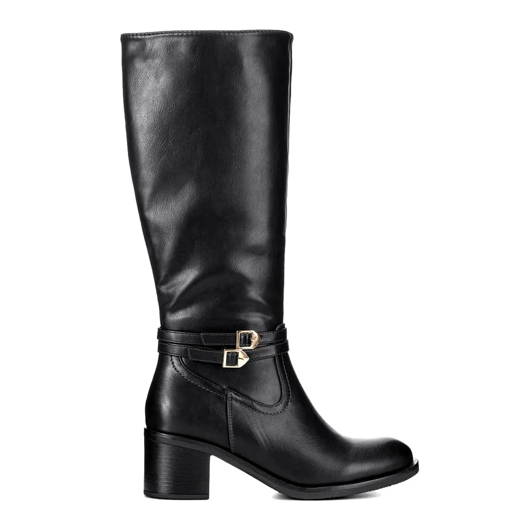 BOTAS TACO MUJER NEGRO WEIDE CZY582