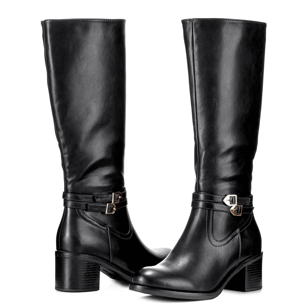 BOTAS TACO MUJER NEGRO WEIDE CZY582
