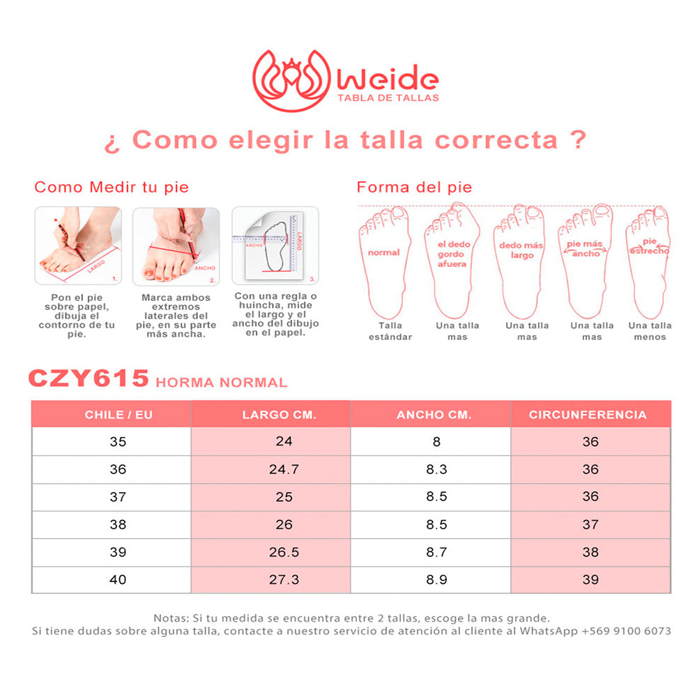 BOTAS LARGAS MUJER WEIDE CZY615