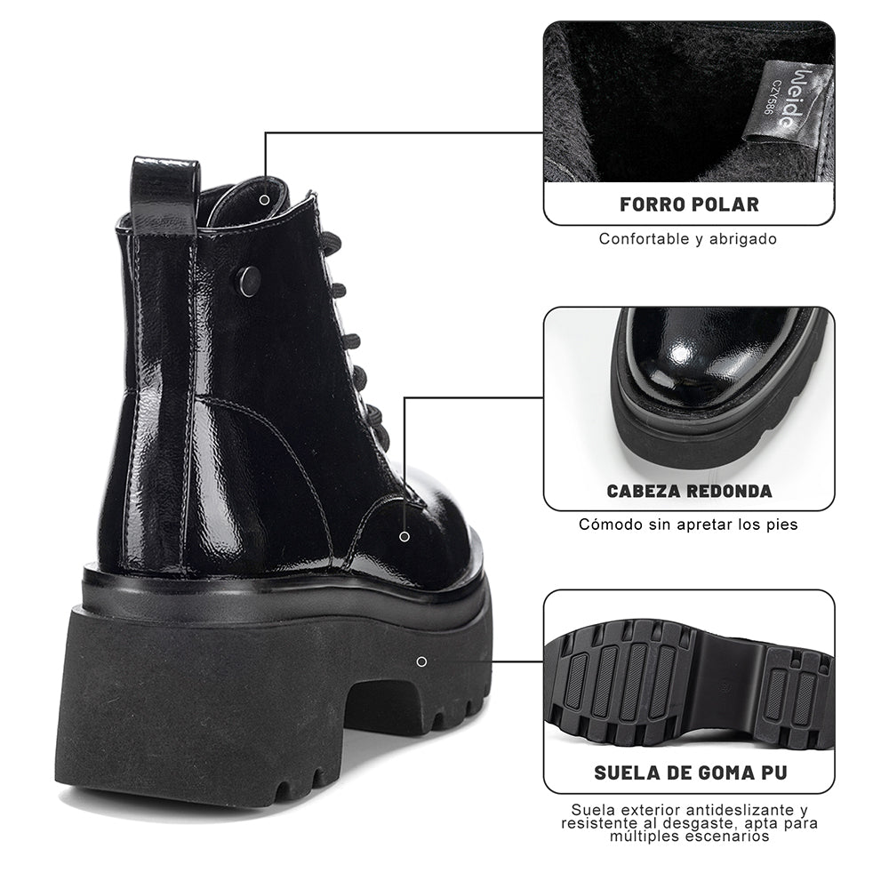 BOTINES TACO MUJER NEGRO WEIDE DH31B