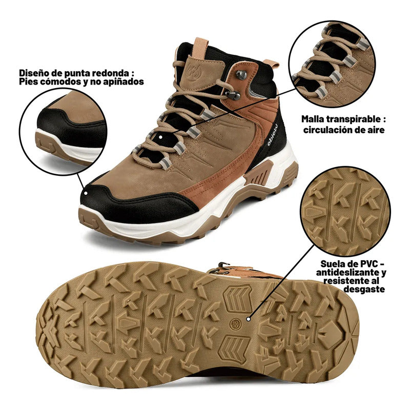 Botín Taco Mujer Outdoor Pu Weide Tfa218