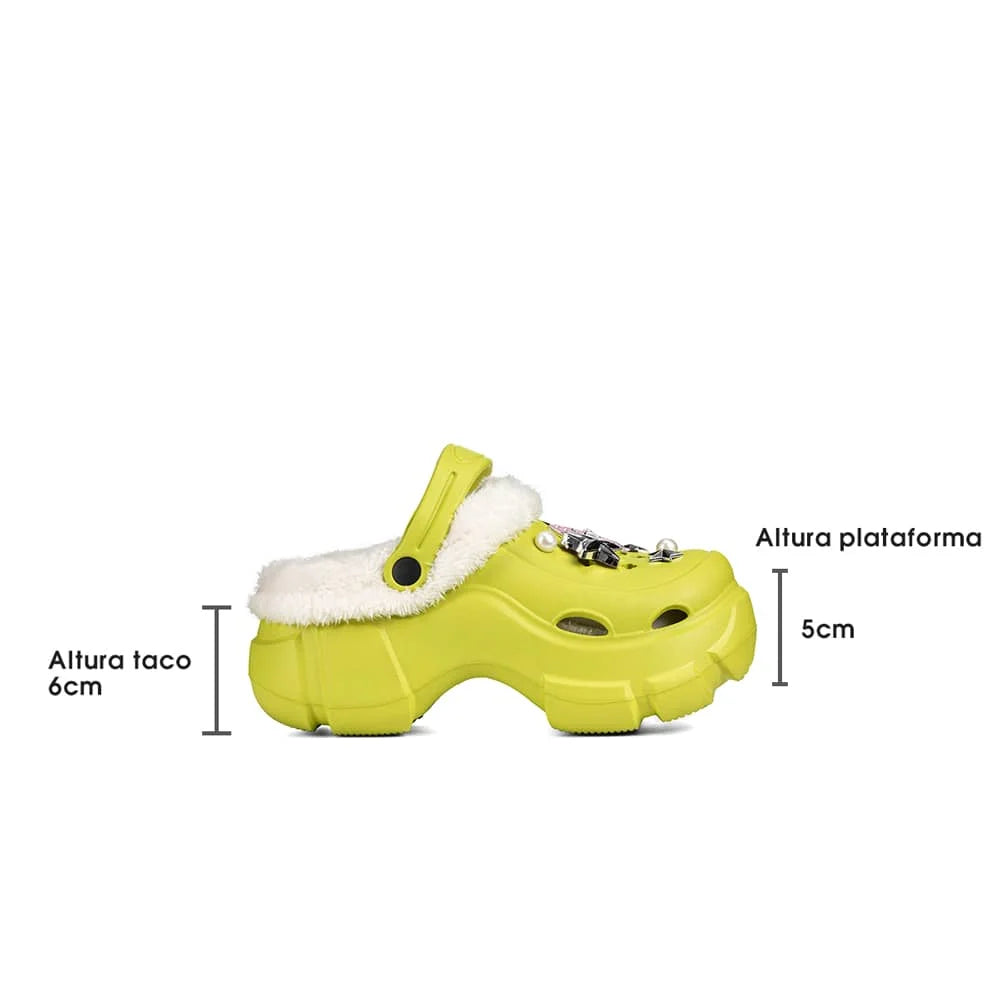 ZUECOS MUJER VERDE WEIDE GH119