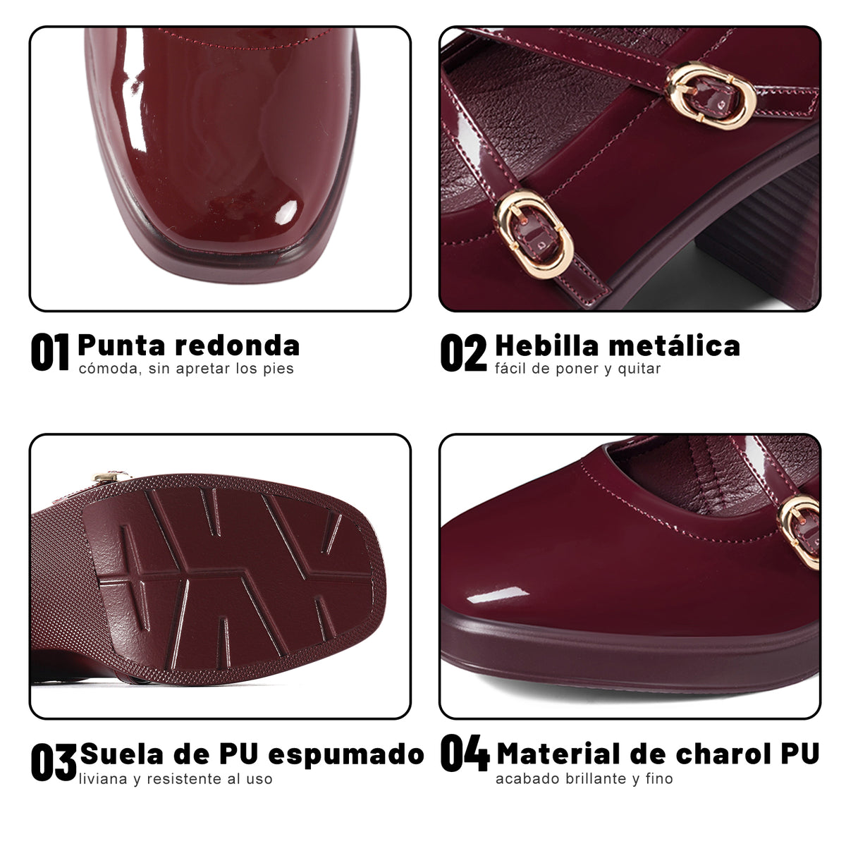 Zapatos Mary Jane MUJER WEIDE GH220