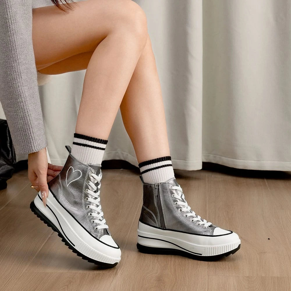 BOTINES MUJER PLATAFORMA WEIDE HX502