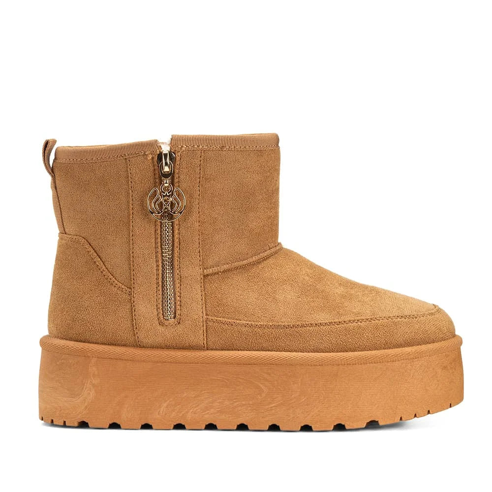 BOTAS DE NIEVE MUJER CAMEL WEIDE LT121