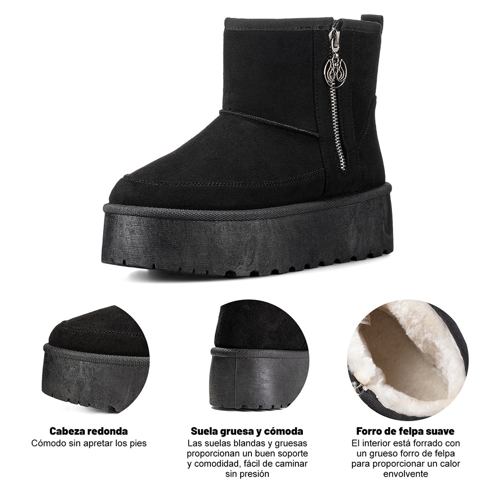 BOTAS DE NIEVE MUJER NEGRO WEIDE LT121