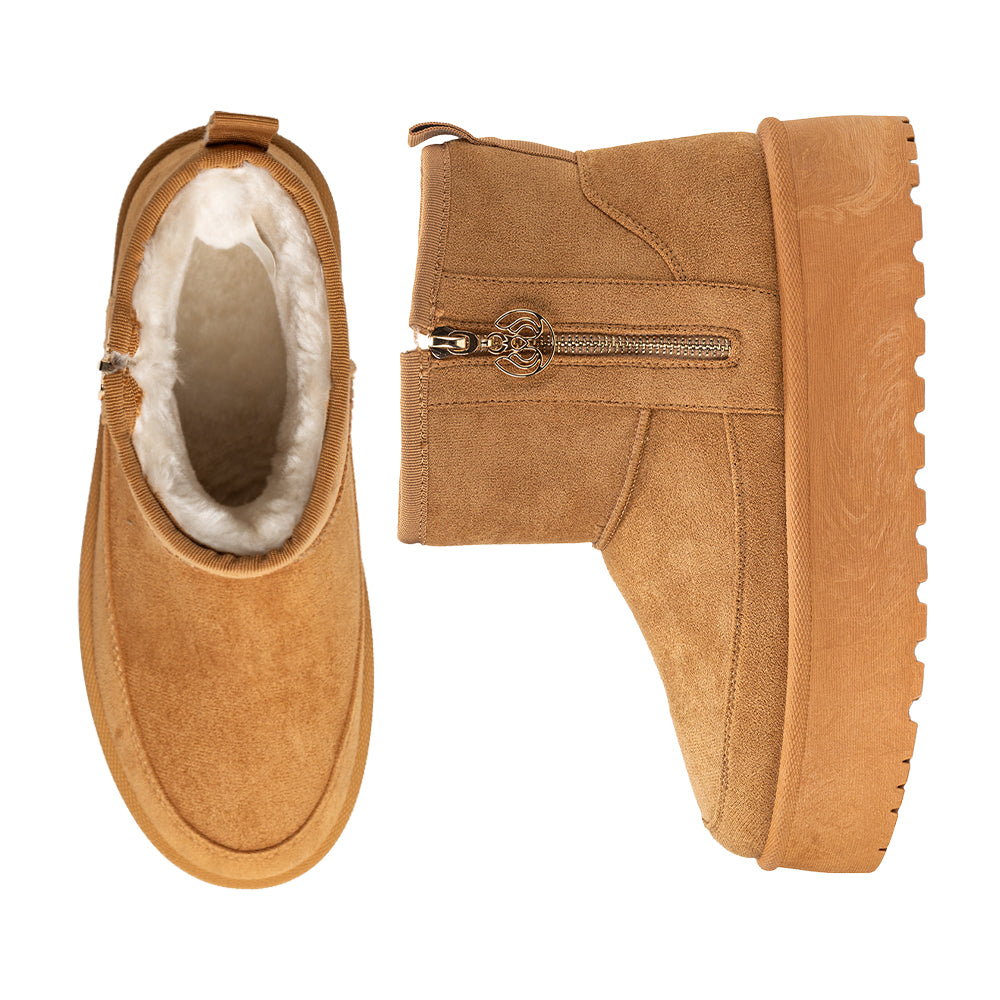 BOTAS DE NIEVE MUJER CAMEL WEIDE LT121