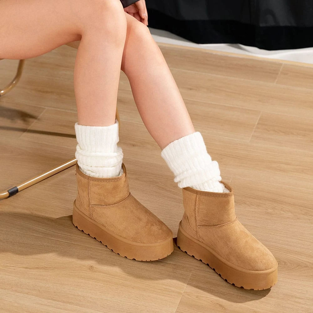 BOTAS DE NIEVE MUJER CAMEL WEIDE LT122