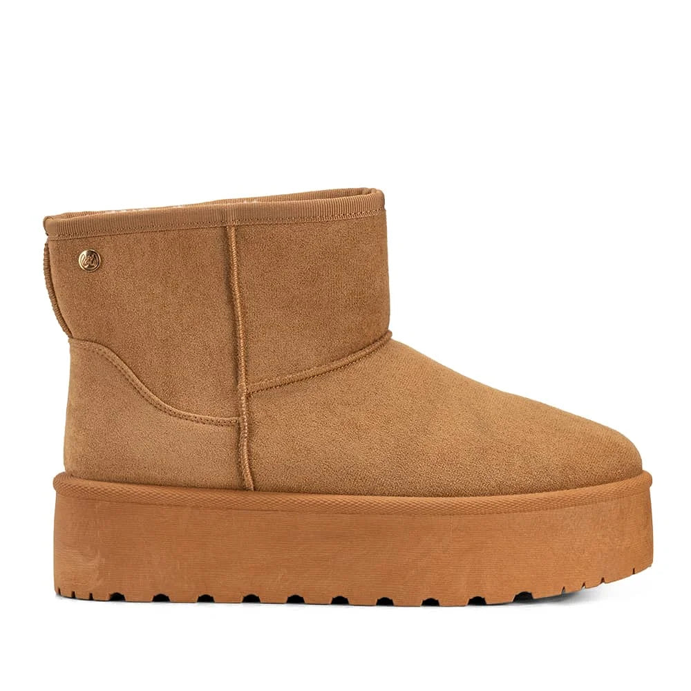BOTAS DE NIEVE MUJER CAMEL WEIDE LT122