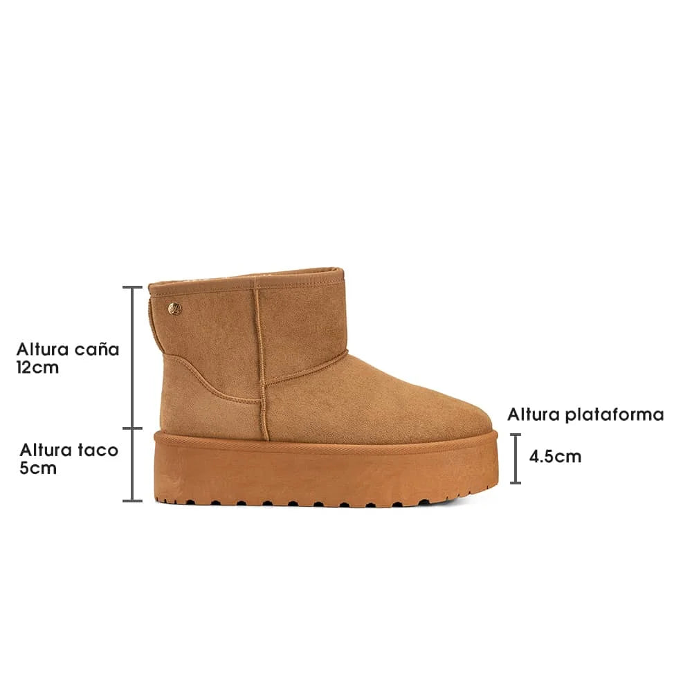 BOTAS DE NIEVE MUJER CAMEL WEIDE LT122