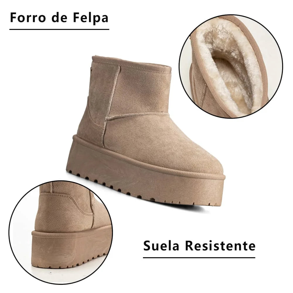 BOTAS DE NIEVE MUJER CAQUI WEIDE LT122