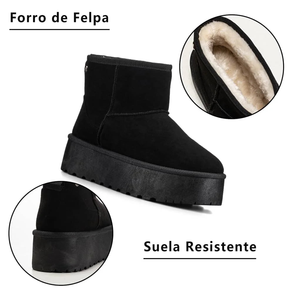 BOTAS DE NIEVE MUJER NEGRO WEIDE LT122