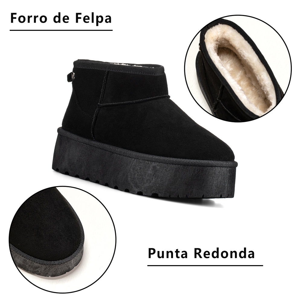 BOTAS DE NIEVE MUJER NEGRO LT123