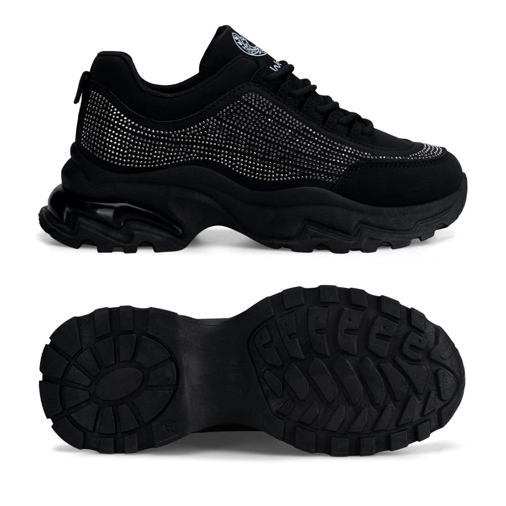 Zapatilla Mujer Karen Negro Weide