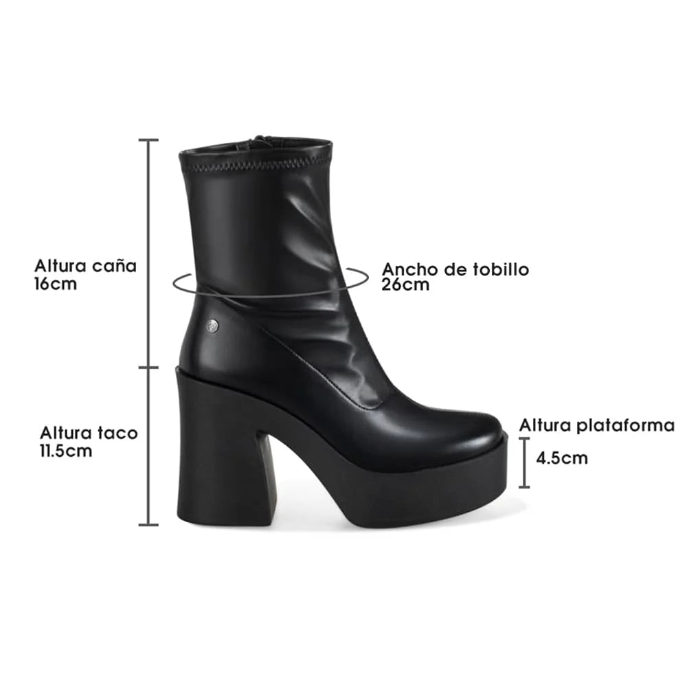 Botin Mujer Ángela Negro Weide