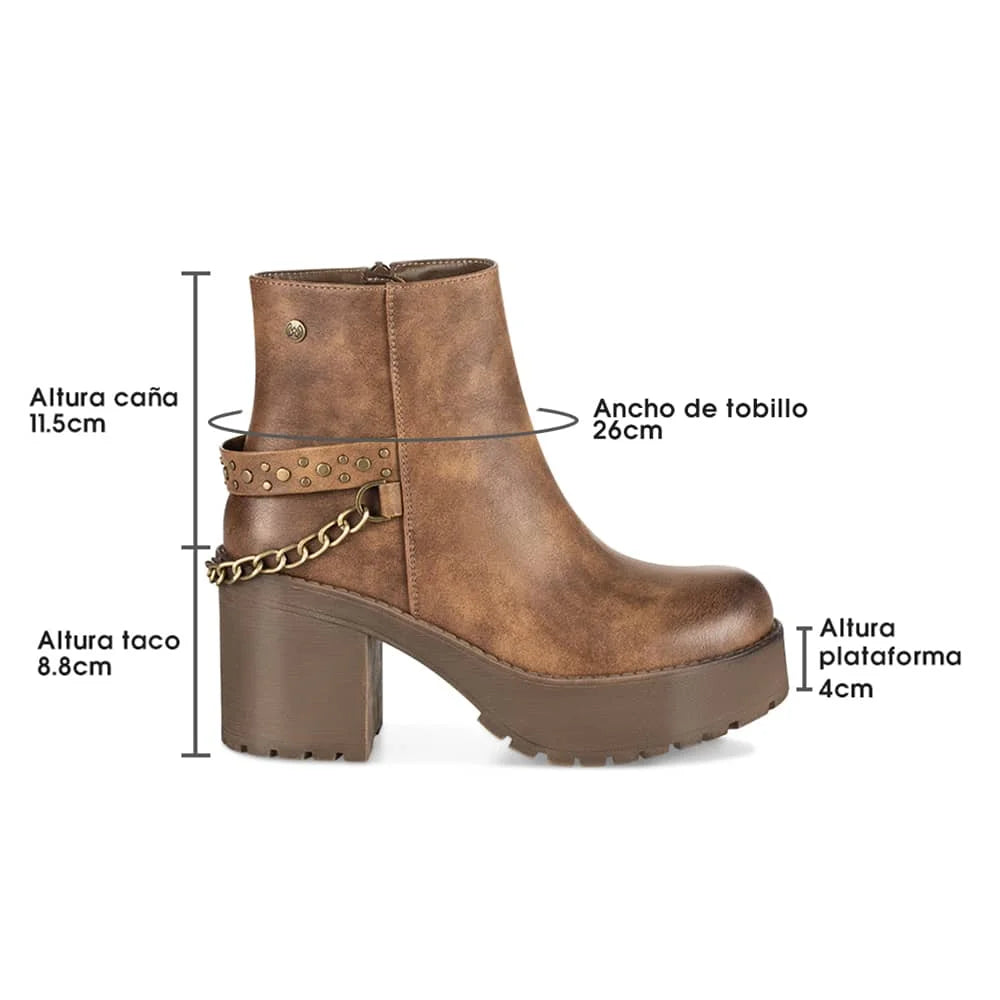 Botin Mujer Cayetana Caqui Weide